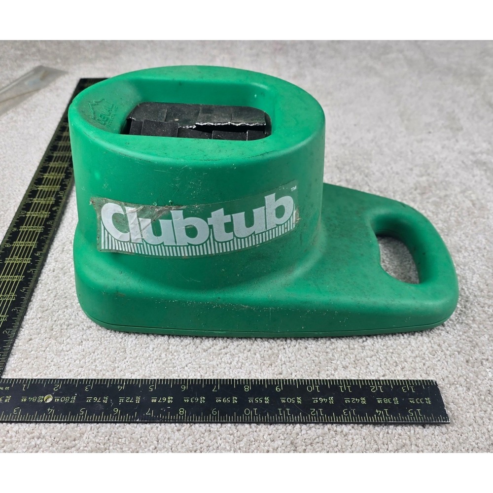 Denali Products Clubtub Golf Ball Cleaner Green Portable Handheld Scrubbing Tool